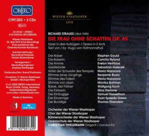 CD | Orfeo | R. Strauss | Die Frau ohne Schatten